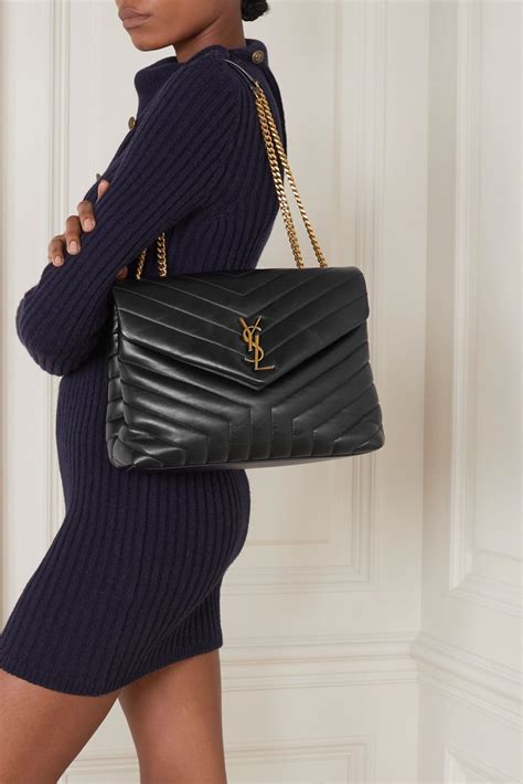 ysl loulou monogram ebay|Authentic YSL Saint Laurent Loulou Medium Quilted Shoulder .